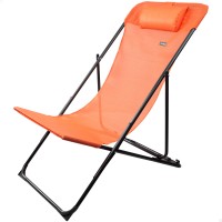 Cadeira Rede dobrável laranja - Mobiliário de jardim | Distria