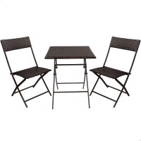 Conjunto de mesa e cadeiras de quintal dobrável | Distria