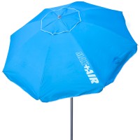 Grande Guarda-chuva de Praia Max Air 2.2m Inclinável Azul | Distria