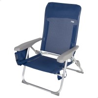 Cadeira de praia dobrável extraplana com bolso lateral | Distria