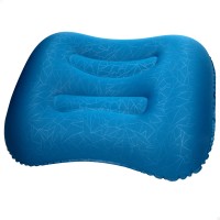 Almohada hinchable ligera azul | Distria