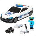 Coche de policía con portacoches CB Toys