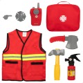 Kit de bombero c/maletín y accesorios Power Action Fireman