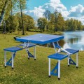 Mesa de picnic con 4 taburetes | Distria