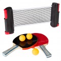 Imagen Pack ping pong con 2 raquetas, red y pelotas Aktive