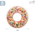 Boia Insuflável Donut Branco | INTEX.pt