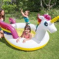Piscina hinchable infantil unicornio con pulverizador | Intex
