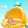 Piscina insuflável com toldo ananás para crianças| Distria