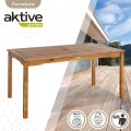 Mesa de madeira sustentável para jardim |Distria