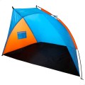 Imagen Tenda para-ventos aktive beach 200x125x120 cm azul e laranja
