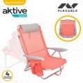 Saving pack 2 cadeiras de praia coral 51x45x76 cm | Distria