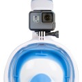 Máscara snorkel visión panorámica azul L-XL | Distria