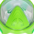 Máscara snorkel visión panorámica verde XS | Distria