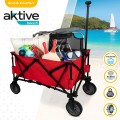 Carro de Transporte para playa Rojo Aktive - Distria.com