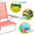 Cadeira reclinável baixa- Cadeiras de Praia | Distria