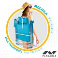 Cadeiras de praia resistentes ao peso com saco isolado | Distrito