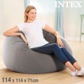 Sillón hinchable INTEX Beanless color gris | Mobiliario hinchable